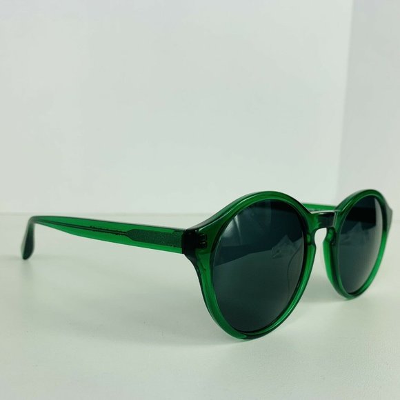 RESERVED 3 pairs NEW Bent Warby Parker Quimby Round Green Sunglasses - Picture 4 of 8